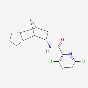 3,6-dichloro-N-{tricyclo[5.2.1.0^{2,6}]decan-8-yl}pyridine-2-carboxamide