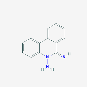 molecular formula C13H11N3 B2718478 6-Iminophenanthridin-5-amine CAS No. 287490-90-8