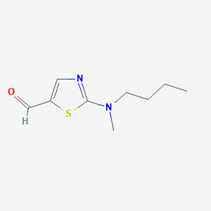 2-[Butyl(methyl)amino]-1,3-thiazole-5-carbaldehyde