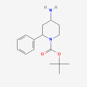 Tert-butyl 4-amino-2-phenylpiperidine-1-carboxylate
