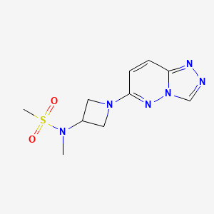 N-methyl-N-(1-{[1,2,4]triazolo[4,3-b]pyridazin-6-yl}azetidin-3-yl)methanesulfonamide