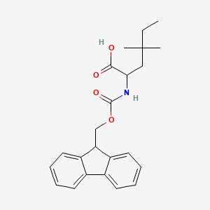 2-(9H-fluoren-9-ylmethoxycarbonylamino)-4,4-dimethylhexanoic acid