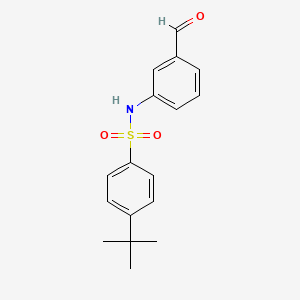 4-tert-butyl-N-(3-formylphenyl)benzenesulfonamide