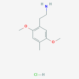molecular formula C11H18ClNO2 B027185 2,5-二甲氧基-4-甲基苯乙胺盐酸盐 CAS No. 25505-65-1