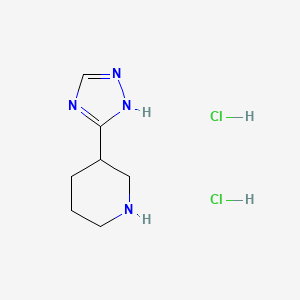 3-(4H-1,2,4-Triazol-3-yl)piperidine dihydrochloride