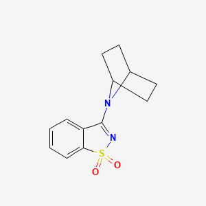 3-(7-Azabicyclo[2.2.1]heptan-7-yl)-1,2-benzothiazole 1,1-dioxide