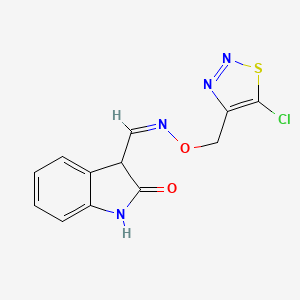 3-[(Z)-(5-chlorothiadiazol-4-yl)methoxyiminomethyl]-1,3-dihydroindol-2-one