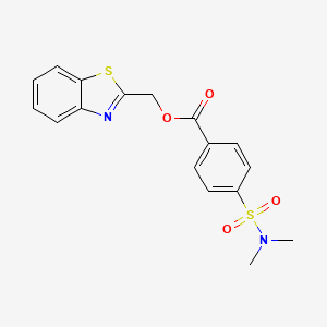 benzo[d]thiazol-2-ylmethyl 4-(N,N-dimethylsulfamoyl)benzoate