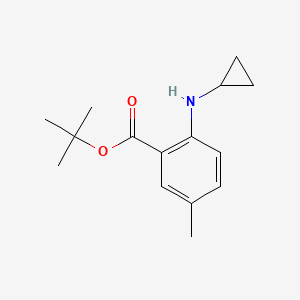Tert-butyl 2-(cyclopropylamino)-5-methylbenzoate