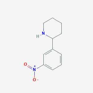 2-(3-Nitrophenyl)piperidine