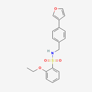 2-ethoxy-N-(4-(furan-3-yl)benzyl)benzenesulfonamide