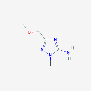 molecular formula C5H10N4O B2718578 5-氧代甲基-2-甲基-1,2,4-三唑-3-胺 CAS No. 1566390-18-8