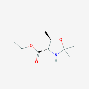 Ethyl (4S,5R)-2,2,5-trimethyl-1,3-oxazolidine-4-carboxylate