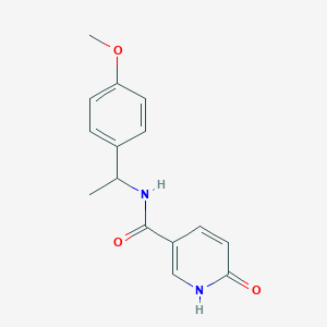 N-[1-(4-methoxyphenyl)ethyl]-6-oxo-1,6-dihydropyridine-3-carboxamide