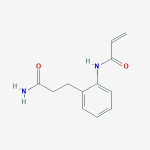 3-[2-(Prop-2-enoylamino)phenyl]propanamide