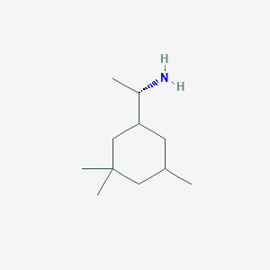 molecular formula C11H23N B2718678 (1S)-1-(3,3,5-Trimethylcyclohexyl)ethanamine CAS No. 2248220-95-1