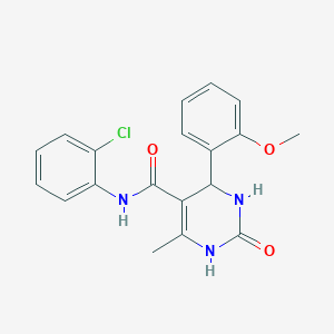N-(2-chlorophenyl)-4-(2-methoxyphenyl)-6-methyl-2-oxo-1,2,3,4-tetrahydropyrimidine-5-carboxamide