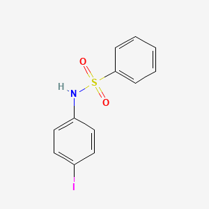 molecular formula C12H10INO2S B2718730 N-(4-碘苯基)苯磺酰胺 CAS No. 21226-24-4
