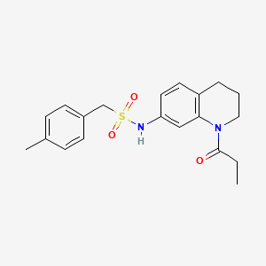 N-(1-propionyl-1,2,3,4-tetrahydroquinolin-7-yl)-1-(p-tolyl)methanesulfonamide