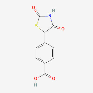4-(2,4-Dioxo-1,3-thiazolidin-5-yl)benzoic acid