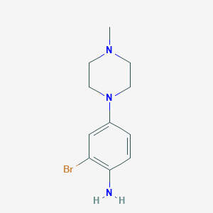 2-Bromo-4-(4-methylpiperazin-1-yl)aniline