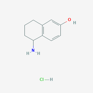 5-Amino-5,6,7,8-tetrahydronaphthalen-2-ol hydrochloride