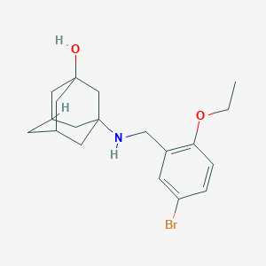 3-[(5-Bromo-2-ethoxybenzyl)amino]-1-adamantanol