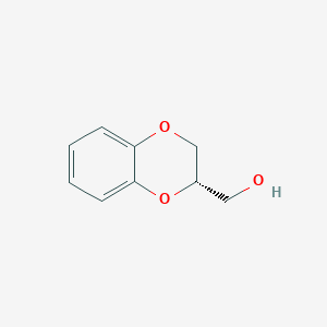 molecular formula C9H10O3 B2718849 (S)-(2,3-dihydrobenzo[b][1,4]dioxin-2-yl)methanol CAS No. 98572-00-0