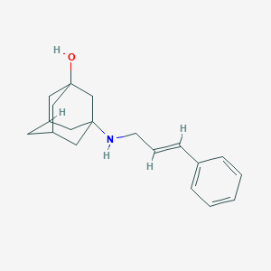 molecular formula C19H25NO B271886 3-(Cinnamylamino)-1-adamantanol 