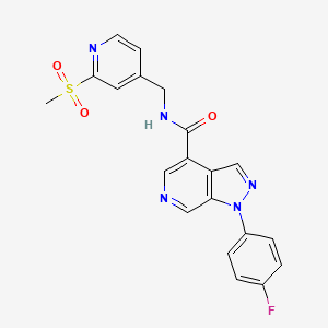 molecular formula C20H16FN5O3S B2718923 CCR1拮抗剂9 CAS No. 1220026-26-5