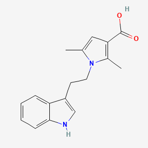 B2718926 1-[2-(1H-indol-3-yl)ethyl]-2,5-dimethyl-1H-pyrrole-3-carboxylic acid CAS No. 893772-56-0
