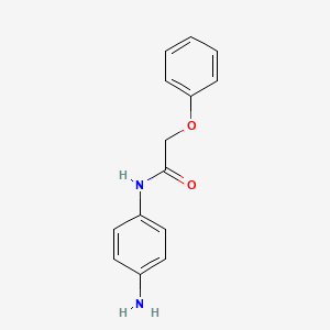 molecular formula C14H14N2O2 B2718947 N-(4-aminophenyl)-2-phenoxyacetamide CAS No. 293327-23-8