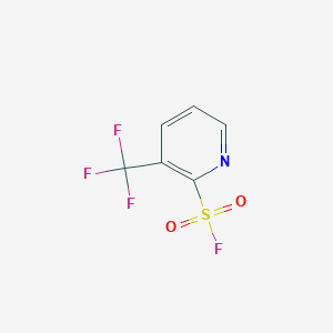 molecular formula C6H3F4NO2S B2718959 3-(Trifluoromethyl)pyridine-2-sulfonyl fluoride CAS No. 1936113-73-3