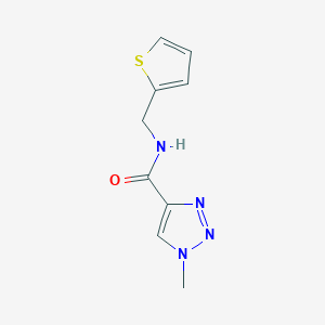 molecular formula C9H10N4OS B2718964 1-methyl-N-(thiophen-2-ylmethyl)-1H-1,2,3-triazole-4-carboxamide CAS No. 1234979-96-4