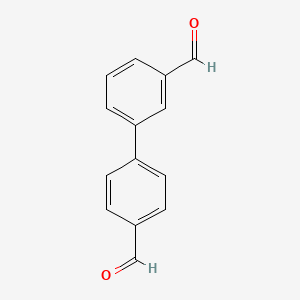 molecular formula C14H10O2 B2719025 Biphenyl-3,4'-dicarbaldehyde CAS No. 869959-13-7