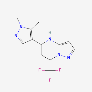 5-(1,5-dimethyl-1H-pyrazol-4-yl)-7-(trifluoromethyl)-4,5,6,7-tetrahydropyrazolo[1,5-a]pyrimidine