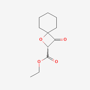 molecular formula C11H16O4 B2719034 Ethyl 3-oxo-1-oxaspiro[3.5]nonane-2-carboxylate CAS No. 1231753-65-3