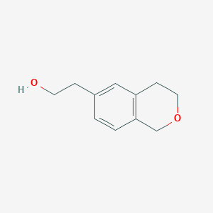 molecular formula C11H14O2 B2719057 2-(3,4-二氢-1H-异色酮-6-基)乙醇 CAS No. 1522399-07-0