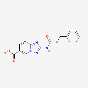 2-(Phenylmethoxycarbonylamino)-[1,2,4]triazolo[1,5-a]pyridine-6-carboxylic acid