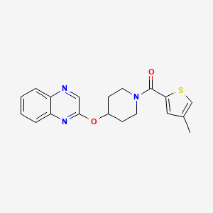 (4-Methylthiophen-2-yl)(4-(quinoxalin-2-yloxy)piperidin-1-yl)methanone