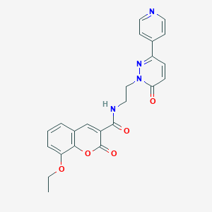 8-ethoxy-2-oxo-N-(2-(6-oxo-3-(pyridin-4-yl)pyridazin-1(6H)-yl)ethyl)-2H-chromene-3-carboxamide