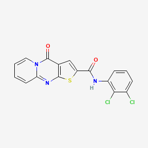 molecular formula C17H9Cl2N3O2S B2719093 N-(2,3-dichlorophenyl)-4-oxo-4H-pyrido[1,2-a]thieno[2,3-d]pyrimidine-2-carboxamide CAS No. 690250-90-9