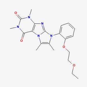 6-[2-(2-Ethoxyethoxy)phenyl]-2,4,7,8-tetramethylpurino[7,8-a]imidazole-1,3-dione
