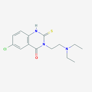 6-chloro-3-[2-(diethylamino)ethyl]-2-sulfanylidene-1H-quinazolin-4-one