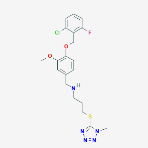 N-{4-[(2-chloro-6-fluorobenzyl)oxy]-3-methoxybenzyl}-N-{3-[(1-methyl-1H-tetraazol-5-yl)thio]propyl}amine