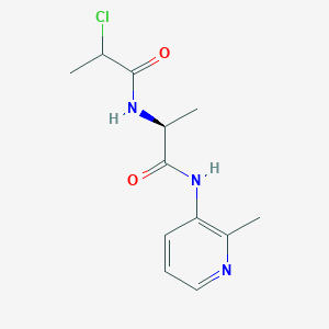 (2S)-2-(2-Chloropropanoylamino)-N-(2-methylpyridin-3-yl)propanamide