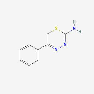 5-phenyl-6H-1,3,4-thiadiazin-2-amine