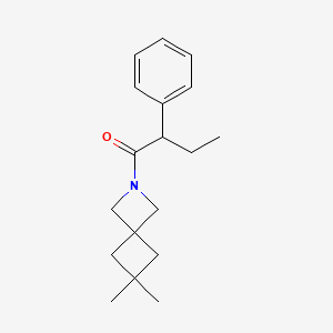 molecular formula C18H25NO B2719142 1-(6,6-Dimethyl-2-azaspiro[3.3]heptan-2-yl)-2-phenylbutan-1-one CAS No. 2380061-42-5
