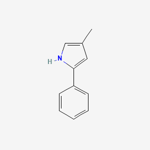 molecular formula C11H11N B2719152 4-甲基-2-苯基-1H-吡咯 CAS No. 20055-04-3