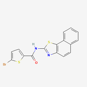 molecular formula C16H9BrN2OS2 B2719170 5-bromo-N-(naphtho[2,1-d]thiazol-2-yl)thiophene-2-carboxamide CAS No. 325725-68-6